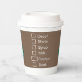 Schattige Guinee Varkenspapier Cup Papieren Bekers (Links)