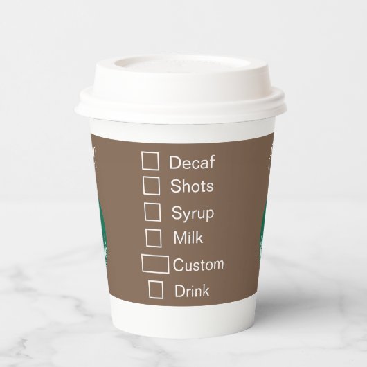 Schattige Guinee Varkenspapier Cup Papieren Bekers (Links)