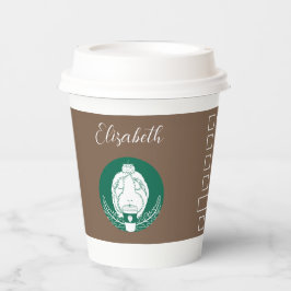 Schattige Guinee Varkenspapier Cup Papieren Bekers