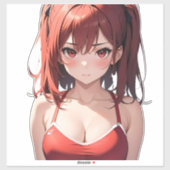 Schattige Gym Anime Meisje, Yasutake Kohaku Sticker (Vel)