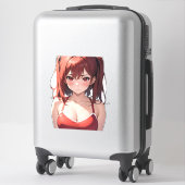 Schattige Gym Anime Meisje, Yasutake Kohaku Sticker (Koffer)