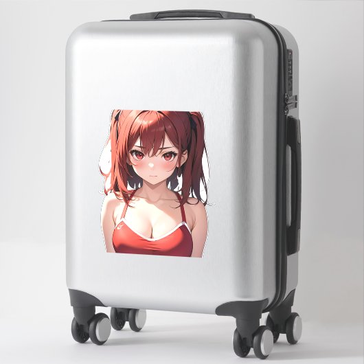 Schattige Gym Anime Meisje, Yasutake Kohaku Sticker (Koffer)