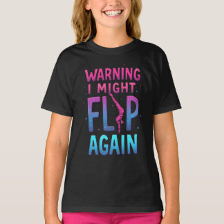 Schattige gymnastiekkunst voor meisjes, kinderen,  t-shirt