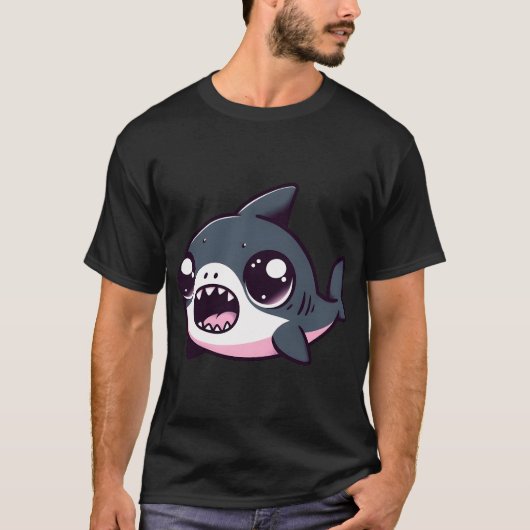Schattige haai t-shirt (Voorkant)