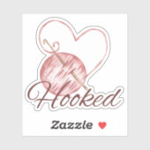 Schattige haakwerk sticker (Vel)