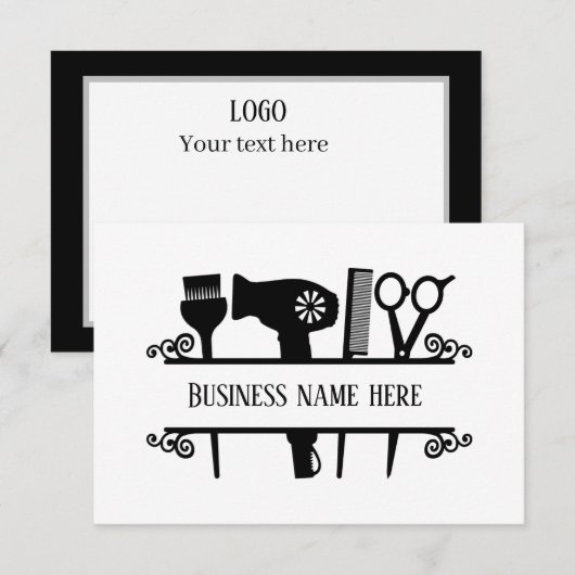 schattige haarstaartstylist voor elk doel notitiekaartje (Voorkant / Achterkant)