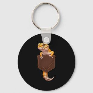 Schattige Hagedis Reptiel Luipaardgekko Zak Fun Me Sleutelhanger
