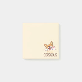 Schattige Hallo Corgi Hond Post-it® Notes