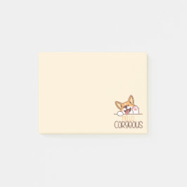 Schattige Hallo Corgi Hond Post-it® Notes