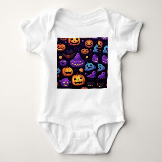 Schattige Hallooween Romper (Voorkant)