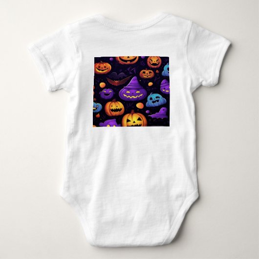 Schattige Hallooween Romper (Achterkant)