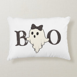 Schattige Halloween Accent Pillow - Boo Ghost met  Accent Kussen