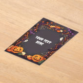 Schattige Halloween Acryl Uitnodiging #8 (Laagn)