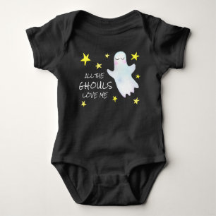 Schattige Halloween Alle Ghouls Love Me Boys Romper