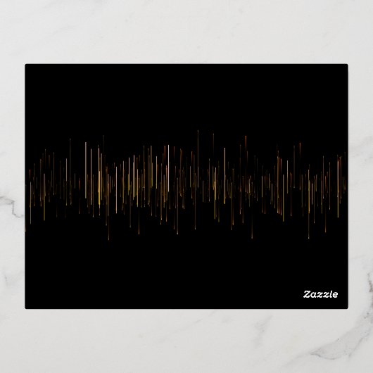 Schattige Halloween Baby Folie Uitnodiging Briefkaart (Achterkant)