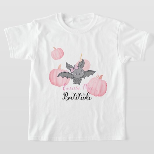 Schattige Halloween Bat T-shirt (Laagn)