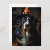 Schattige Halloween Berner Berghond Briefkaart (Voorkant / Achterkant)