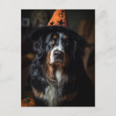 Schattige Halloween Berner Berghond Briefkaart (Voorkant)