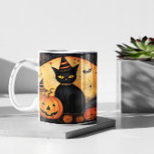 Schattige Halloween Black Cats 23 Mok