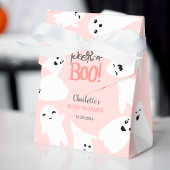 Schattige Halloween boe geesten roze baby shower Bedankdoosjes