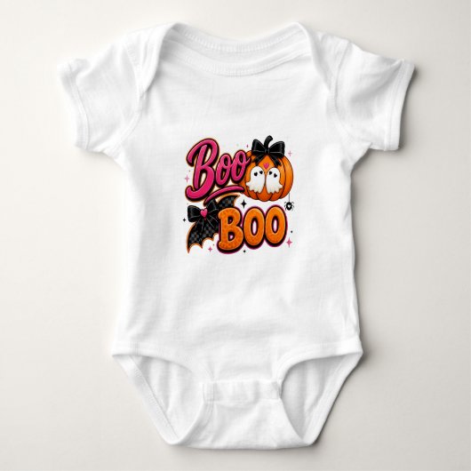 Schattige Halloween Boo Boo Romper (Voorkant)