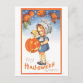 Schattige  Halloween Briefkaart (Voorkant)