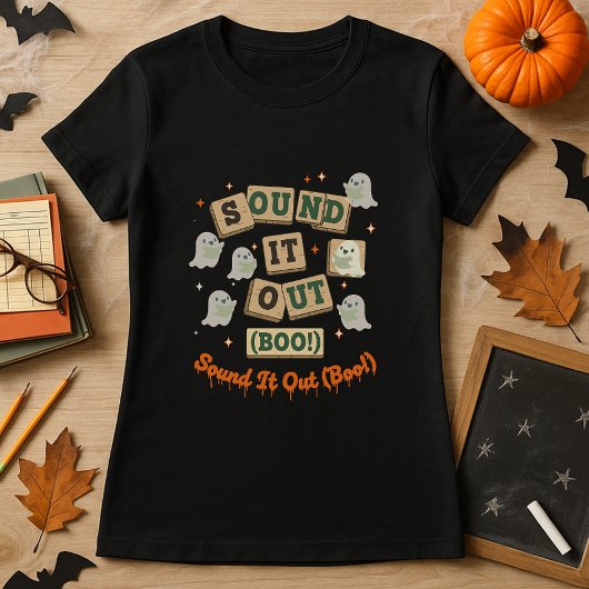 Schattige Halloween cadeau voor Phonics Teachers & T-shirt