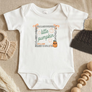 Schattige Halloween citaat Pompoen Baby Aankondigi Romper