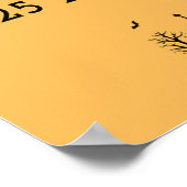 Schattige Halloween Countdown Poster (Hoek)