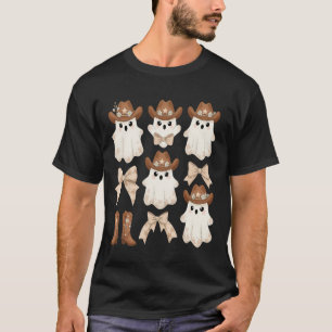 Schattige Halloween Cowboy Geest T-shirt