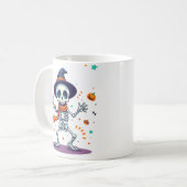Schattige Halloween dansende skelet mok (Voorkant links)
