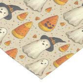 Schattige Halloween decoratie spoken Medium Tafelloper (Hoek)