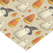 Schattige Halloween decoratie spoken Tafelkleed (Gekanteld)
