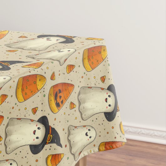 Schattige Halloween decoratie spoken Tafelkleed (Voorbeeld)