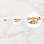 Schattige Halloween decoraties Confetti (Voorkanten)