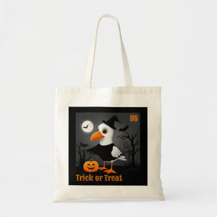 Schattige Halloween-dieren in vermomming Trick o Tote Bag