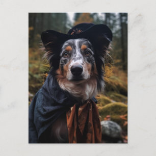 Schattige Halloween Dog Briefkaart