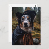 Schattige Halloween Dog Briefkaart (Voorkant / Achterkant)