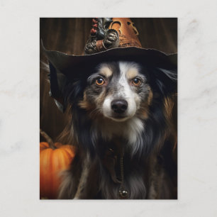 Schattige Halloween Dog Briefkaart