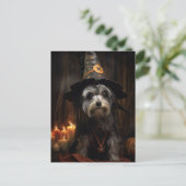 Schattige Halloween Dog Briefkaart (Staand voorkant)