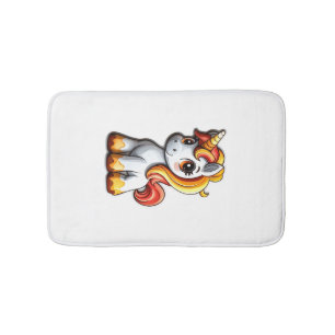 Schattige Halloween Eenhoorn Candy Corn Hoorn Magi Badmat