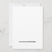 Schattige Halloween feest Duivel Skelet Kaart (Achterkant)