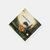 Schattige Halloween feest Frankenstein Servet (Hoek)