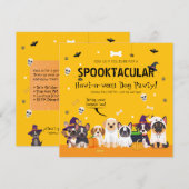 Schattige Halloween feest | Huisdier Kostuum Howl- Kaart (Voorkant / Achterkant)