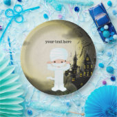 Schattige Halloween feest mama Papieren Bordje (Feest)