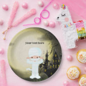 Schattige Halloween feest mama Papieren Bordje (Feest)