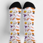 Schattige Halloween-figuren Sokken (Top)