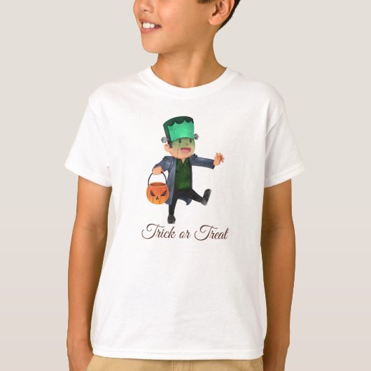 Schattige Halloween Frankenstein kostuum | Shirts (Voorkant)