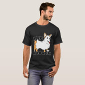 Schattige Halloween Geest Corgi T-shirt (Voorkant volledig)