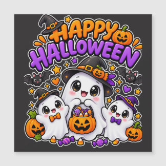 Schattige Halloween Geest Familie